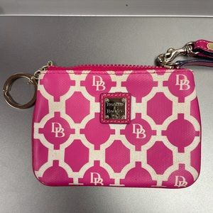 Pink Dooney & Bourke wristlet